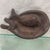 Metal Antique Iron Reclining Fox Doorstop For Sale - Image 7 of 7