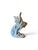 Elegant vintage porcelain figurine of a fish, manufactured by Metzler & Ortloff, Ilmenau, Germany, dating from the 1920s....