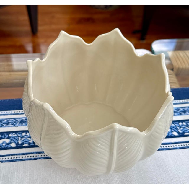 Ivory Porcelain Bowl by Lenox U S A For Sale In New York - Image 6 of 10