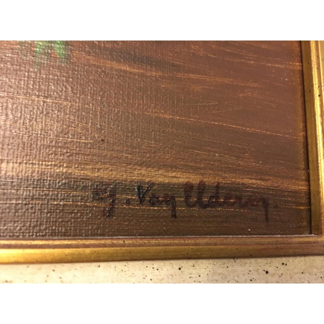 G. Van Eldeveg, Oil Painting, Flowers, 1988s For Sale - Image 13 of 18