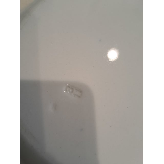 Antique White 19th Century Porcelain Platter For Sale - Image 8 of 14