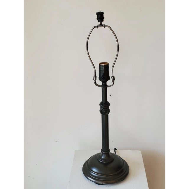 Chocolate Pottery Barn Chelsea Table Lamps - a Pair For Sale - Image 8 of 10
