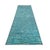 4x10 Exquisite Moroccan Green Geometric Modern Hand Knotted Wool Carpet Rug For Sale - Image 4 of 6