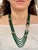 300 Carat 5-Strand Emerald Necklace with 4.8 Carat Diamond & Enamel in 14k Gold For Sale - Image 12 of 18