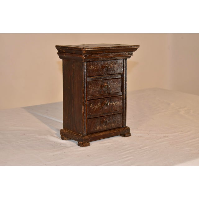 Wood Early 19th Century German Spice Cabinet For Sale - Image 7 of 8