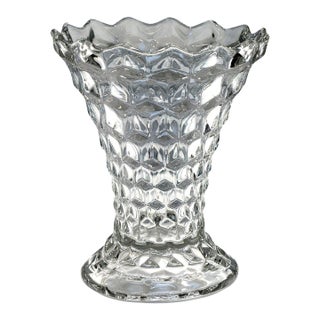 Fostoria Vintage American 2056 Clear 270 Swung Flared 9.5" Large Vase For Sale