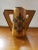 Vintage Wooden Puzzle Jug Pitcher With Handles & Floral Motifs For Sale - Image 4 of 6