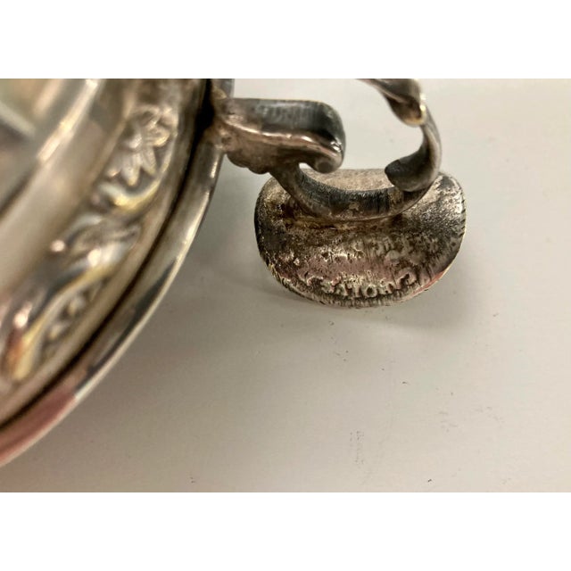 Metal Antique Spanish Colonial Coin/Communion Cup in Silver For Sale - Image 7 of 12