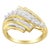 Make a unique style statement in front of your special guests by wearing this outstanding diamond ring. Fashioned in 10kt...