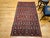 Vintage Moroccan Kilim Rug, Handwoven Wool & Cotton, Stripe Pattern, Red & Brown, 4x7 For Sale - Image 4 of 10