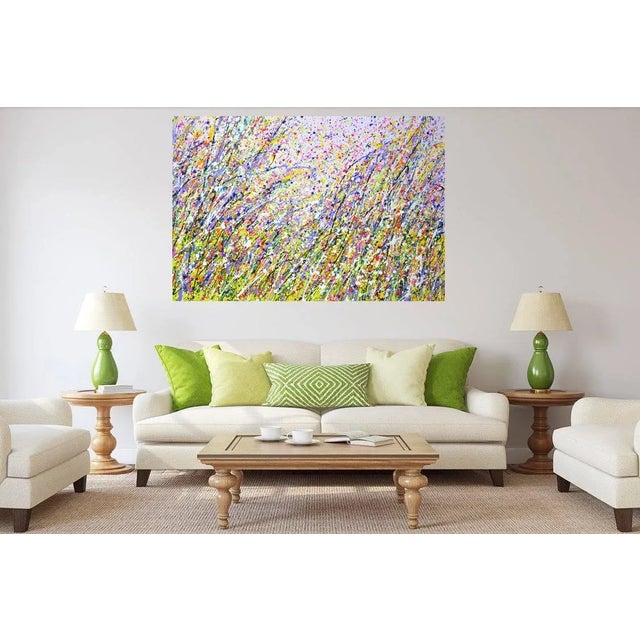 Asparagus Early 21st Century Expression 8.Modern Original Hand Painting. For Sale - Image 8 of 10