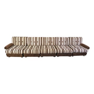 Modular Seventies Sofa Set with 5 Elements, Germany, 1970, Set of 5 For Sale
