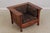 Mission Stickley Mission Style Cherry Cube Prairie Chair For Sale - Image 3 of 18