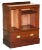 Antique Victorian Hardwood Military Campaign Drinks Cabinet or Tv Stand For Sale