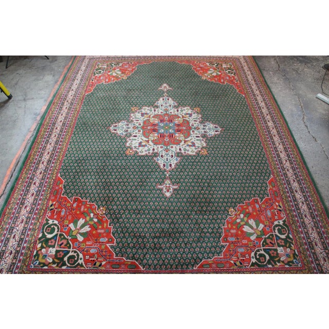 Late 20th Century Vintage Kaimuri Wool Tabriz Mahi Rug For Sale - Image 11 of 13