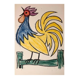 Bob Stanley, Rooster Pop Art Triptych Lithograph Suite Hand Signed For Sale