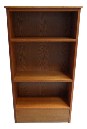 Vintage Oak Open Bookcase, 1960s