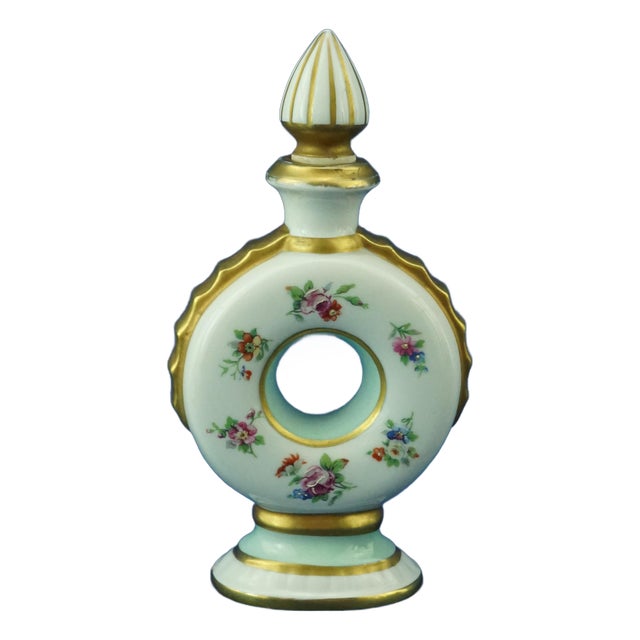 18th Century Hard Porcelain Perfume Bottle from Limoges, France, 1750s For Sale