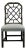 Kindel Furniture Black & Gold Chinese Chippendale Style Lattice Back Dining Side Chair For Sale