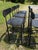 Vintage Set of 6 Black Leather Seats Bar Stools 1970s Mid Century Modern For Sale - Image 4 of 18