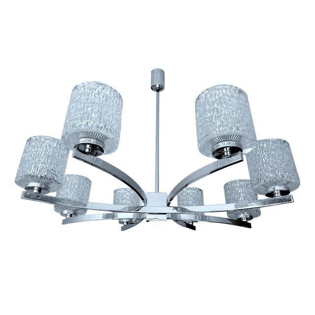Brutalist Pendant Light from Kaiser-Leuchten, 1970s For Sale