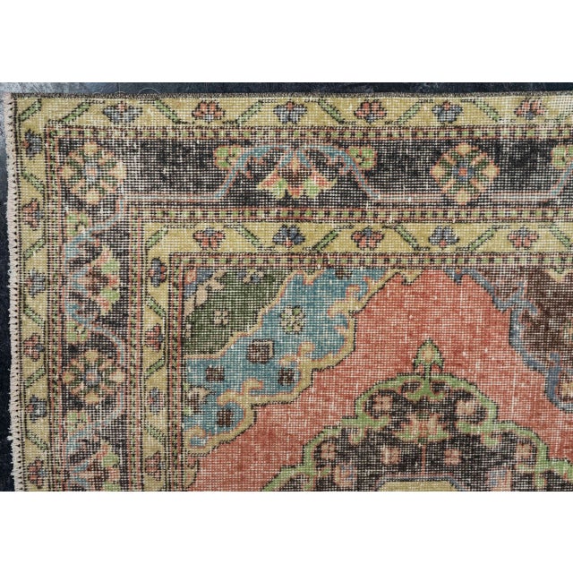 Early 21st Century Turkish Vintage Rug 4'4" x 12'1" #21409 For Sale - Image 5 of 8
