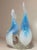 1980s Vintage Hand Blown Italian Murano Opaline Glass Cockatoo Bird Sculptures Statue For Sale - Image 5 of 10