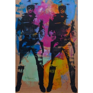 Lone Ranger Painting by Dane Shue For Sale