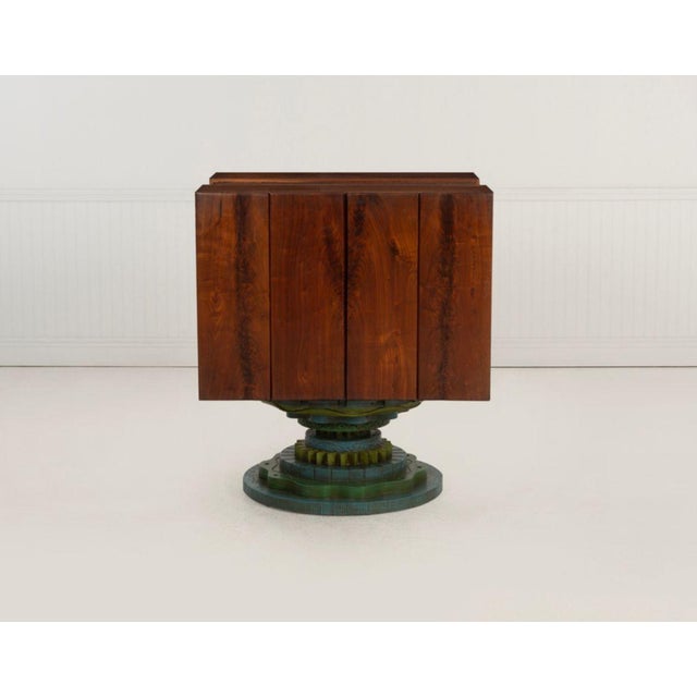 Wood 1965 Phillip Lloyd Powell Rotating Walnut Case/Bar For Sale - Image 7 of 9