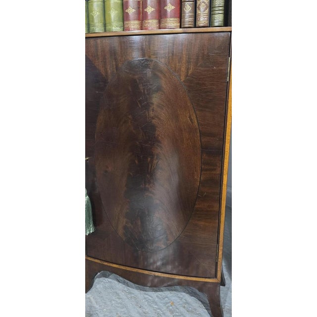 Mahogany Open Adjustable Library Bookcases, Set of 2 For Sale - Image 14 of 18