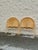 1970s 1970s Vintage Coastal Woven Rattan Fan Back Twin Headboards - A Pair For Sale - Image 5 of 12