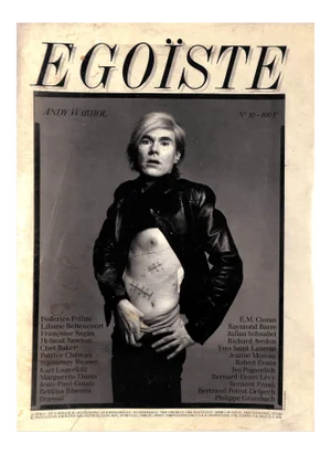 Egoïste Andy Warhol No 10 Book