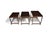 Brown Danish Modern Brazilian Rosewood Nesting Tables, Set of 3 For Sale - Image 8 of 11