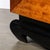 Wood Mid-Century Modernist Shadowbox Mirrored Front Walnut & Black Lacquer End Table For Sale - Image 7 of 15