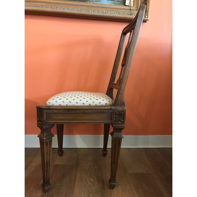 19th Century Walnut Side Chairs - a Pair For Sale - Image 11 of 12