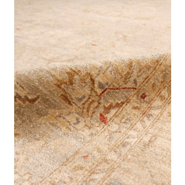 Pasargad Home Denver L. Blue Wool Area Rug- 8' 0" X 10' 0" For Sale - Image 4 of 5