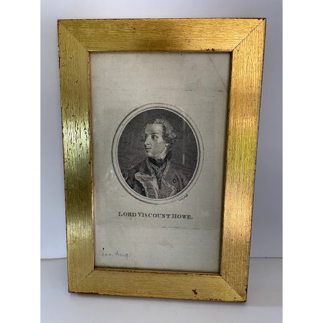 18th Century Engraving of Lord Viscount Howe For Sale In New York - Image 6 of 7