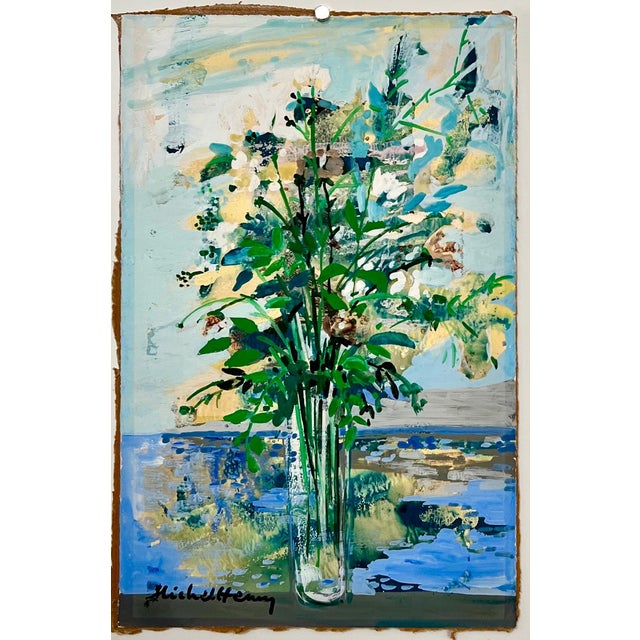 Modern Michel Henry, Small, Charming, Fauvist Painting Michel Henry French Modernist School of Paris, 1969 For Sale - Image 3 of 10