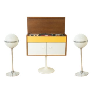 Space Age Rosita Music Cabinet, Dual Turntable For Sale
