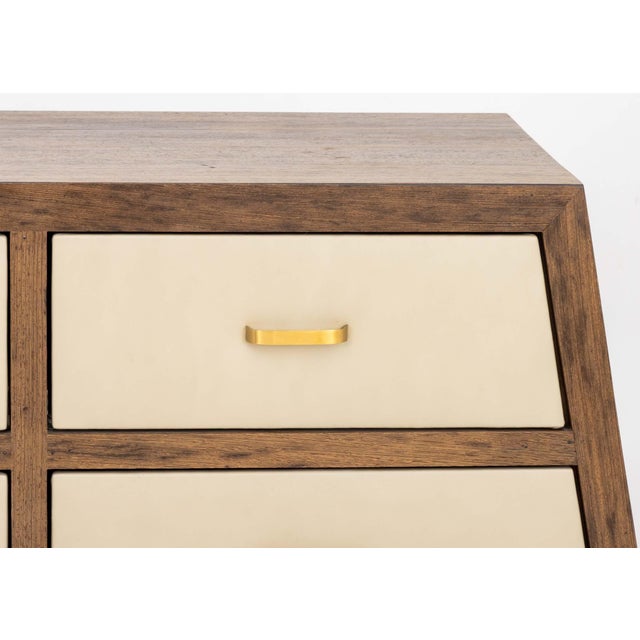 Modern Modern Mahogany Trapezoidal Dresser For Sale - Image 3 of 9