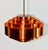 1960s Ultra Copper Pendants by Jo Hammerborg for Fog & Mørup, 1960s, Set of 2 For Sale - Image 5 of 11