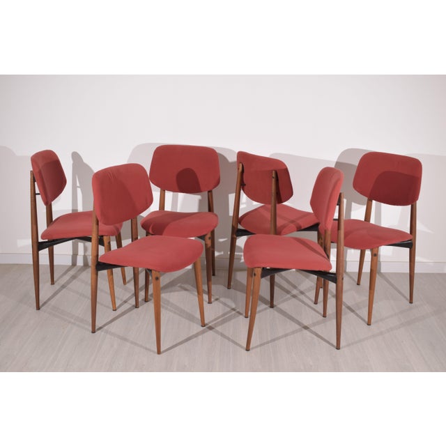 Chairs, Italy, 1960s, Set of 6 For Sale - Image 13 of 13