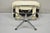 Vintage Directional Mid Century Modern Tubular Aluminum Base Swivel Ottoman For Sale - Image 10 of 12