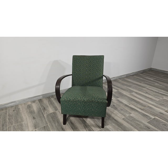 Art Deco Lounge Chair by Jindrich Halabala For Sale - Image 4 of 10