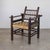 Charles Dudouyt 1940s Oak and Woven Lounge Chair by Charles Dudouyt For Sale - Image 4 of 14
