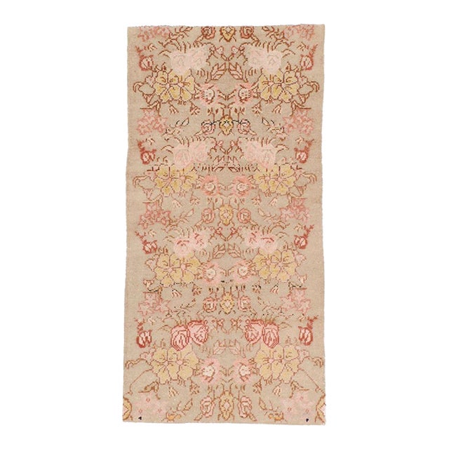 Galerie Shabab Collection Mid-20th Century Turkish Anatolian Throw Rug For Sale