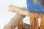 Primitive Adirondack Captain's Chairs - Pair With Woven Geometric Cushions For Sale - Image 10 of 11