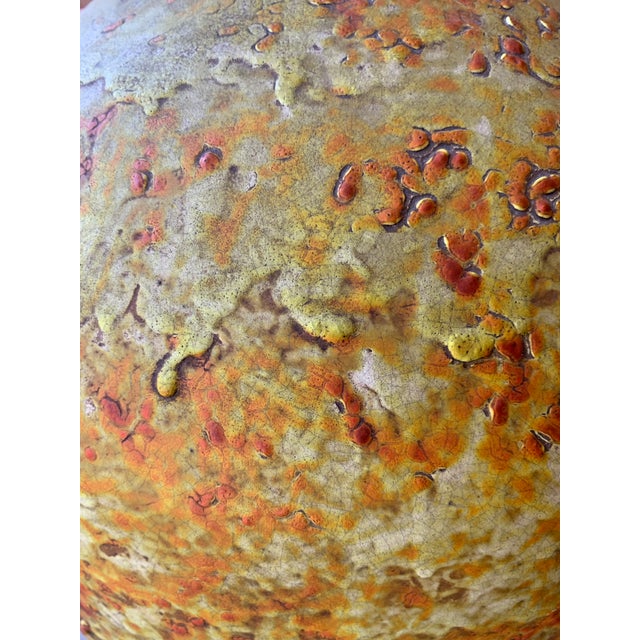 Mid 20th Century Mid-Century Modern Pottery Lamp For Sale - Image 5 of 8