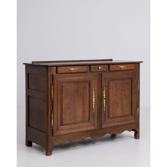 Brown Louis XV Buffet In Original Patina For Sale - Image 8 of 8