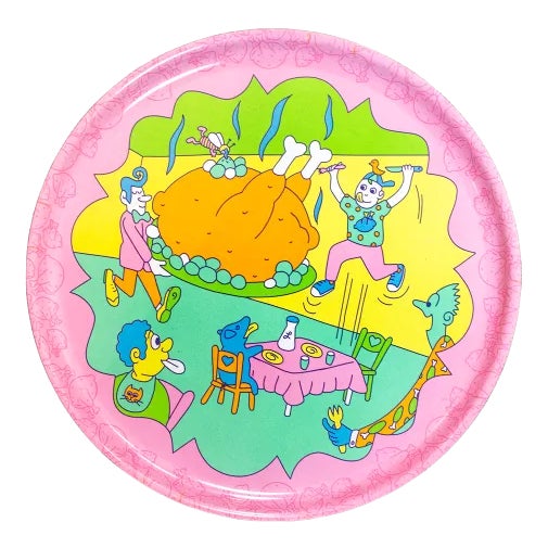 Italian Melamine Tray by Sergio Cascavilla for Alessi, 1997 For Sale